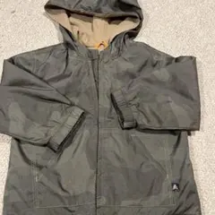 GAP カーキ迷彩柄フード付きジャケット