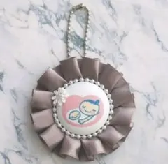 【再販】マタニティロゼット　マタニティマーク　サンドベージュ　ハンドメイド