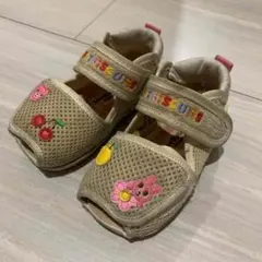 ホットビスケッツ　サンダル　13センチ　女の子　ミキハウス