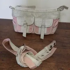 m*n様 HusHusH ショルダーバッグ ピンクのサムネイル