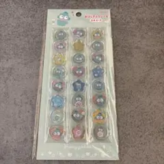 サンスター　サンリオ　ハンギョドン　おはじきふうシール　24ピース