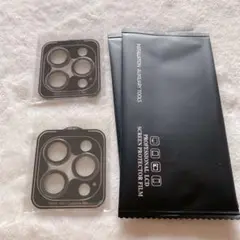 ⭐️iPhone 15 Pro Max用 カメラフィルム ブラック 2個セット