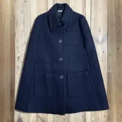 大幅値下げ大歓迎 miu miu ポンチョコート ネイビー イタリア製 2026年最新】MIU MIU レディース ポンチョ・ケープコートの人気