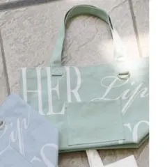 Her lip to ハリプ 名古屋限定 トートバッグ mintのサムネイル