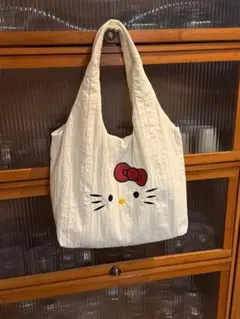 Korean style ハローキティ ショルダーバッグ　チャーム付き