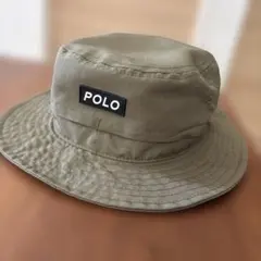 POLO ベビー帽子　オリーブグリーン ハット48cm 未使用のサムネイル