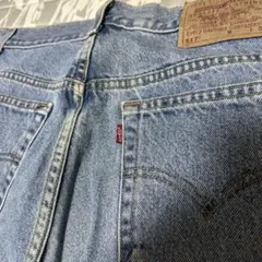 古着 00'S Levi's 517ブーツカットデニムパンツ USA製のサムネイル