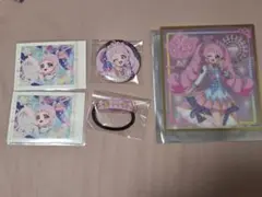 ひみつのアイプリ 青空ひまりセット　クリアミニ色紙　缶バッジ