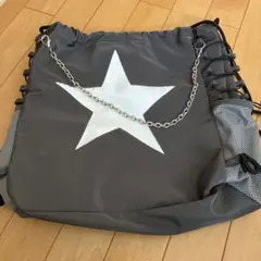 スターモチーフ ナップサック リュック