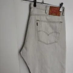 リーバイス 505 テーパード W38 L30 カラーデニム ジーンズ ベージュ