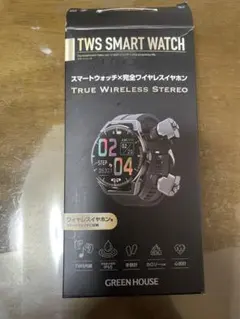 GREEN HOUSE TWS SMART WATCH ブラック