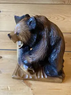 アイヌの木彫りの熊 大中小５体 大４０×２５×２５ アイヌの木彫りの熊 大中小5体 大40×25×25 Amazon.