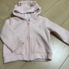 GAP フード付きトレーナー 6-12ヶ月 ピンク 70cm