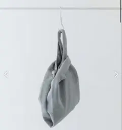 シルバー ラメトートバッグ スナップボタン付