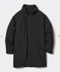 ユニクロ　防風パデッドコート　ブラック　Ｌ