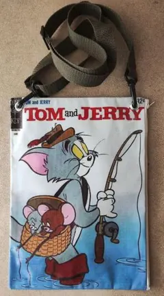 トムとジェリー タフィー ニブルス ショルダーバッグ サコッシュ ポシェット釣り