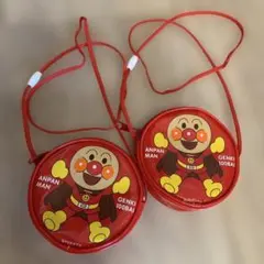 アンパンマンポシェット赤　2つセット