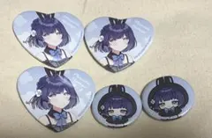 学園アイドルマスター GiGO コラボ 秦谷美鈴 缶バッジ　特典ミニバッジ