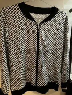 【新品】格子模様 薄手のジャンパーM〜L