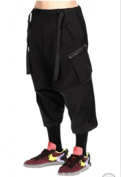 ACRONYM P30A-DSKR-BKS ブラックS ACRONYM P30A-DSKR-BKS Schoeller® Dryskin™ Ultrawide Drawcord Cargo