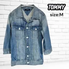 TOMMY 七分丈デニムジャケット Gジャン size:Mのサムネイル