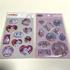 新品　ディズニー　ウォーターシール　ベイマックス・オイスター2点セット