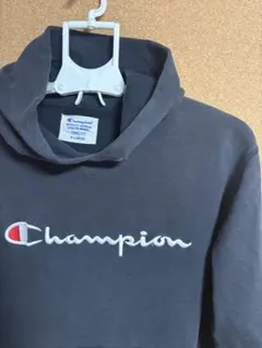 Champion ブラックパーカー X-LARGE