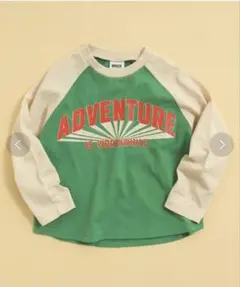 ラグランロゴTシャツ　120