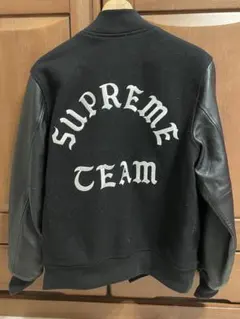15AW supreme air Jordan コラボ レザースタジャン - メルカリ