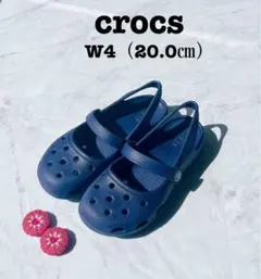 【廃盤品】【美品】【CROCS 】シャイナメリージェーン ジビッツチャーム付のサムネイル