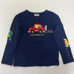 新品タグ付 ミキハウス ロンT パンツ 3点セット プッチー君 日本製 120 
