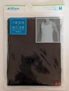 ユニクロ エアリズム デオドラントメッシュ タンクトップ ブラック Мサイズ