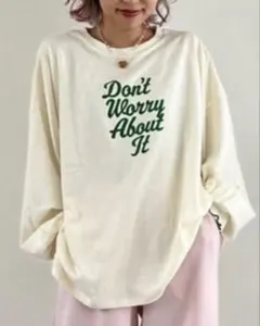 しまむらAyano　メロービック　ロングTシャツ　クリーム色 Lサイズ