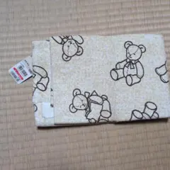 テディベア柄 生地 110×50cm