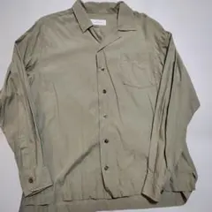 t*c様 Adam et Rope 長袖オープンカラーシャツ オリーブ Mサイズ
