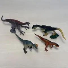 ジュラシックワールド ガチャ スタンドフィギュア 4個セット