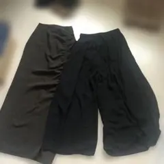 イングガウチョパンツ　ギャザーロングスカート