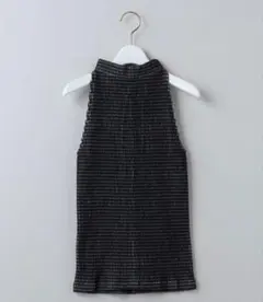 新品タグ付き✨6(ROKU) SHERRING HALTER NECK TOPのサムネイル