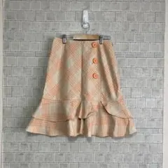 タグ付き　クミキョクスィス 　KUMIKYOKU SIS　フレアスカート　M