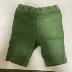 ファミリア　グリーンショートパンツ サイズ80