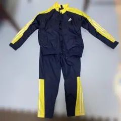 adidas 140センチ上下セット ネイビー