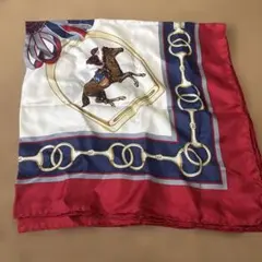 馬と騎手のシルクスカーフのサムネイル