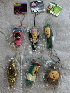 こびとづかん ソフビフィギュアキーホルダー7個セット