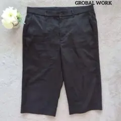 GROBAL WORK ハーフパンツ XL 黒 メンズ ワークパンツ