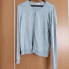 カーディガン グレー Lサイズ Honeys シネマクラブ 薄手 羽織