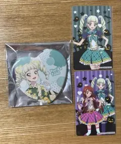アイカツ　アトレ　秋葉原　ガラポンB賞　BIGハート缶バッジ　藤堂ユリカ