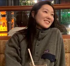 Patagonia Snap-Tフリース★ネイビー×グレーレディースS柴田ひかり