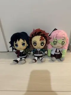 鬼滅の刃chibiぬいぐるみ三体セット売り
