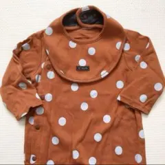Piccolo (ピッコロ )ドット柄 水玉ロンパース スタイ 2点セット