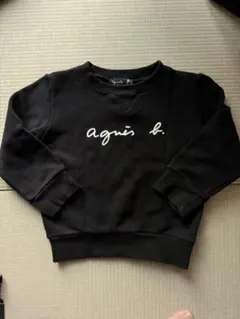 agni's b. ブラック トレーナー 4ans